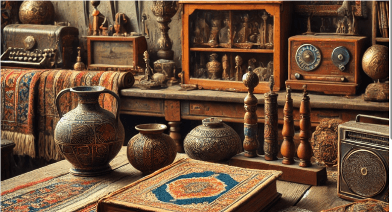 Değerinde nakit alınan antika eşyalar ve koleksiyon objeleri