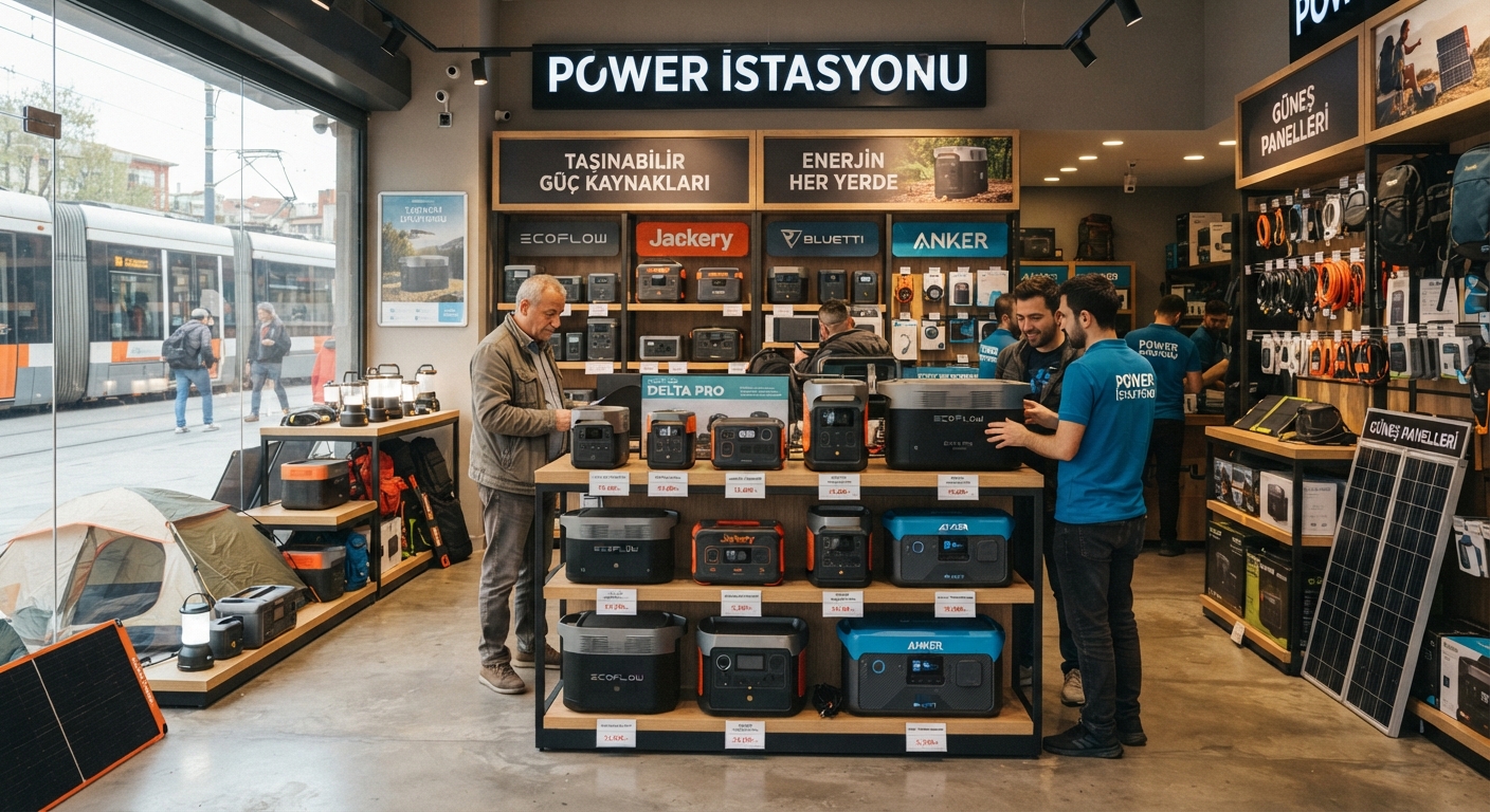 Taşınabilir güç kaynakları modelleri ve enerji istasyonları