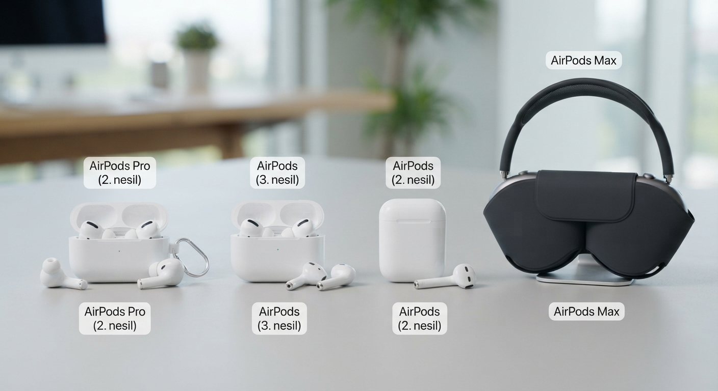 Apple AirPods Alan Yerler ve Değerleme Merkezi