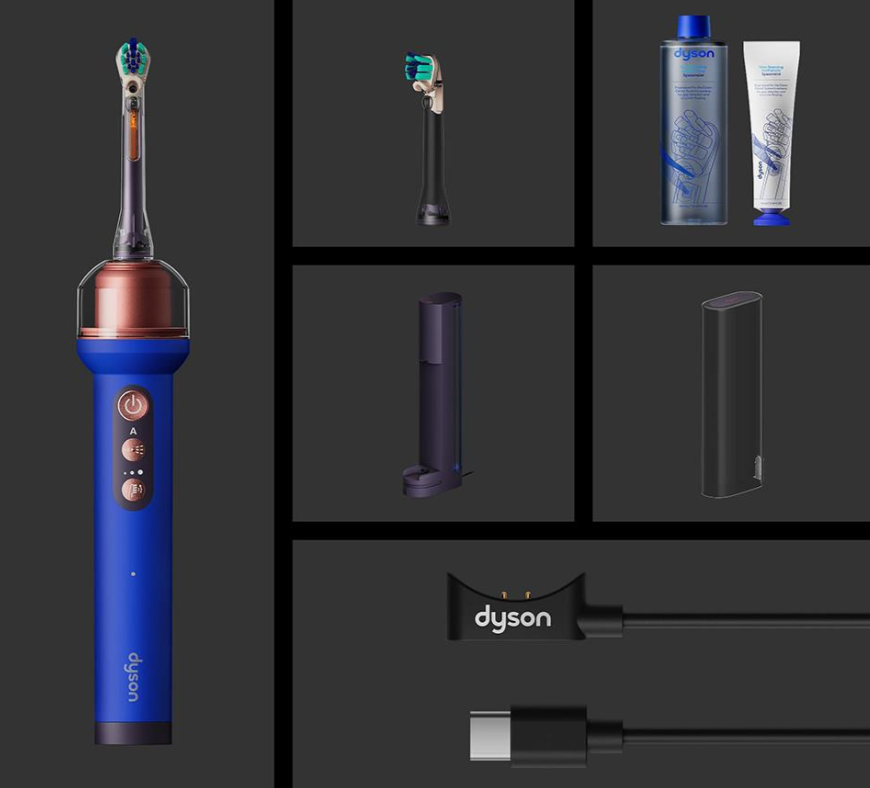 Dyson CameraJet elektrikli diş fırçası ve hassas diş arası temizleyicisi